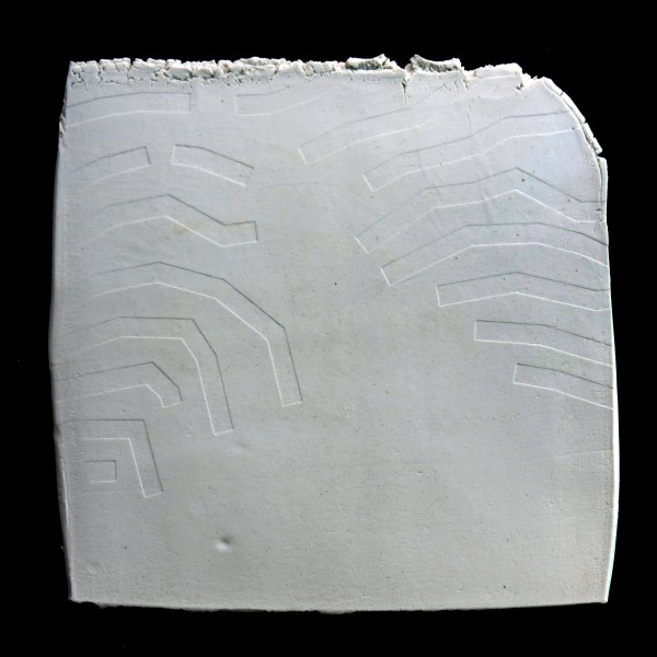 Territori assenyalat LIII, porcellana,  30 x 30 x 1 cm., 2013