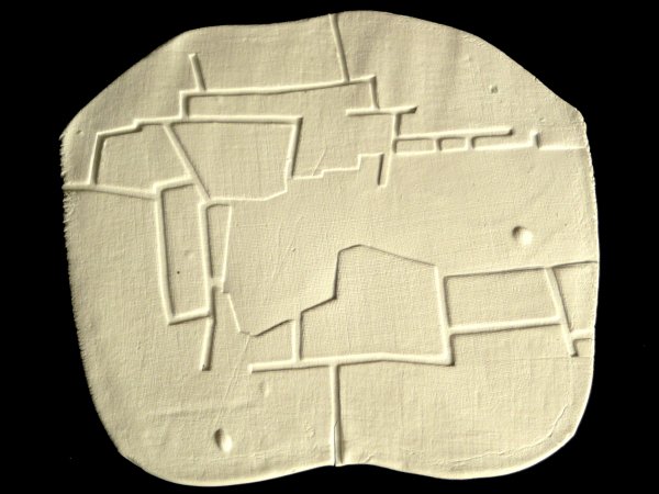 Espais ilimitats XXXII, porcelana, 53 x 56 x 1,5 cm. , 2012_w600_h450